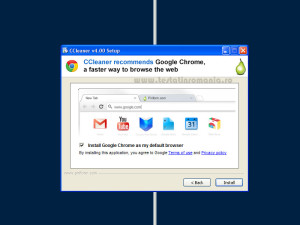 CCleaner ne faciliteaza sa instalam si browserul Chrome! CCleaner