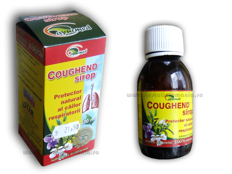 Coughend Sirop Protector Natural Al Cailor Respiratorii