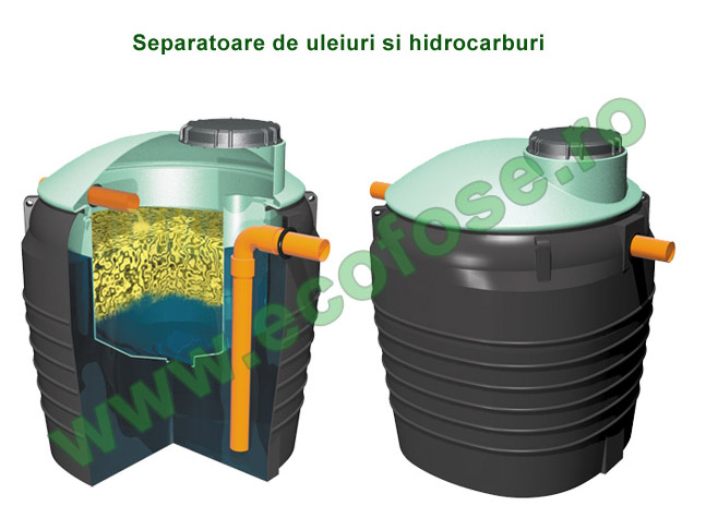 Separator de uleiuri si hidrocarburi