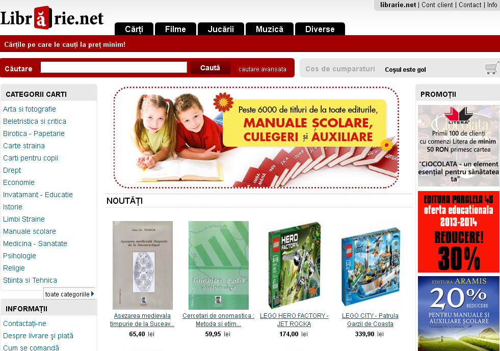 Titluri scolare la preturi reduse consistent