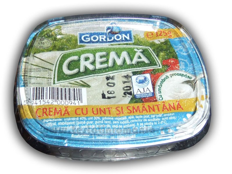 Crema cu unt si smantana GORDON Crema cu unt si smantana GORDON