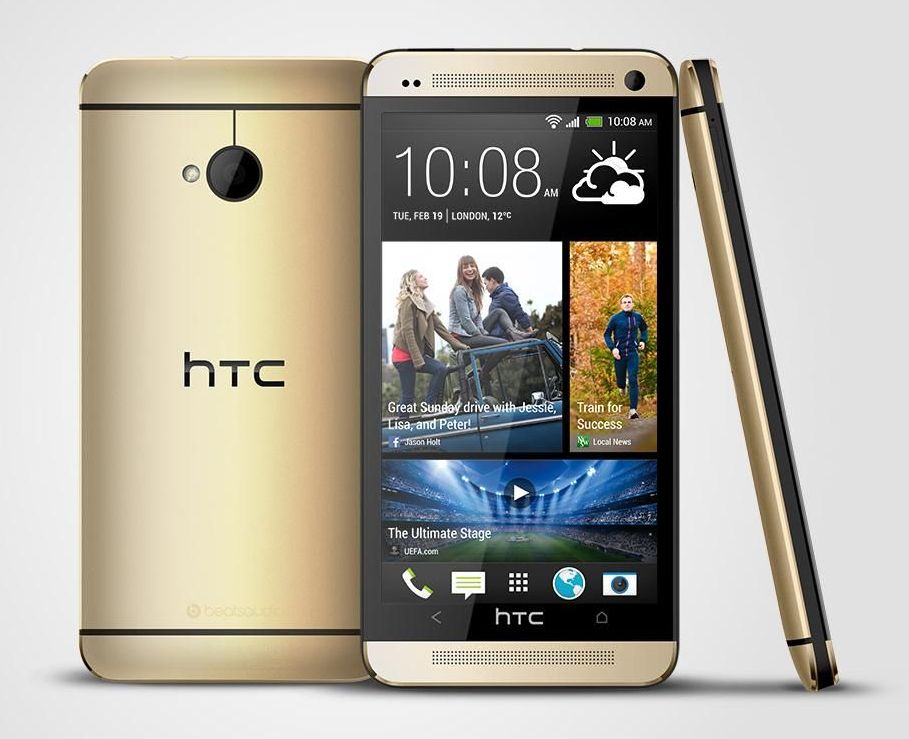HTC One placat cu aur