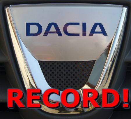 dacia record vanzari