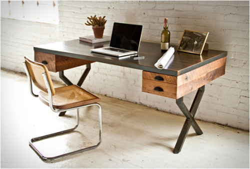 birou industrial, rustic