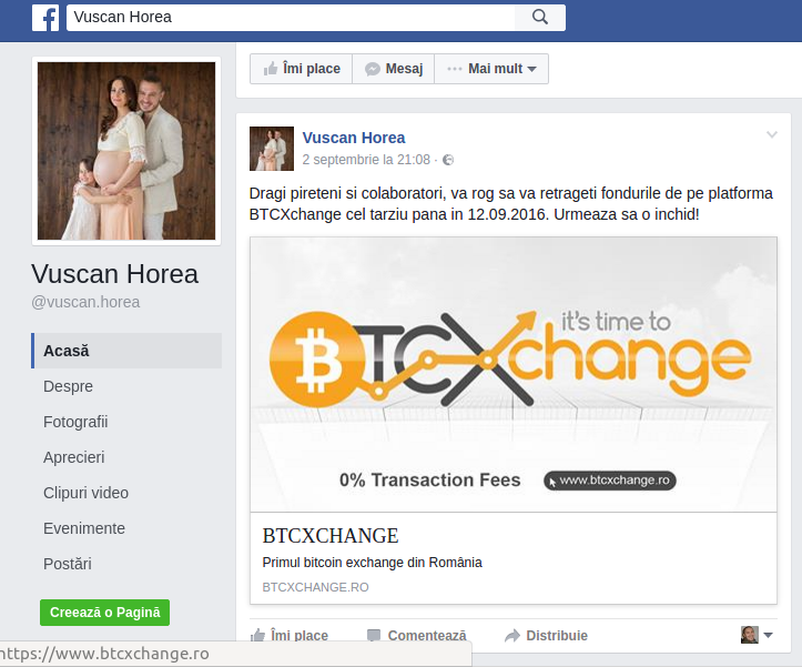 Platfoma BTCXchange.ro se închide pentru a II-a oară!