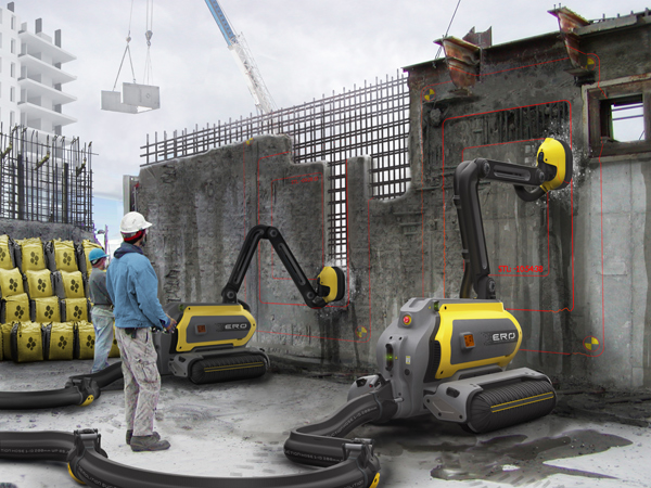 ERO – robotul care consumă la propriu beton!