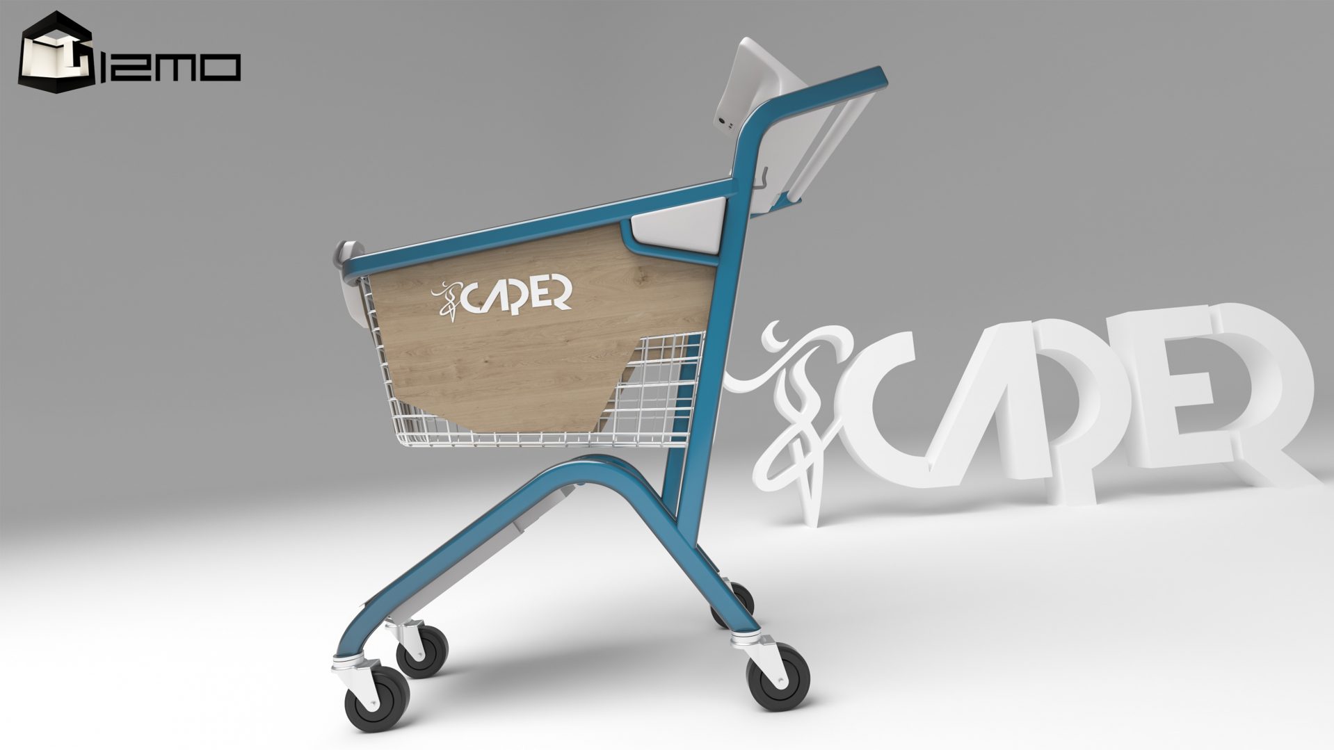 Coșul Caper va schimba modul în care facem cumpărături din hipermarketuri