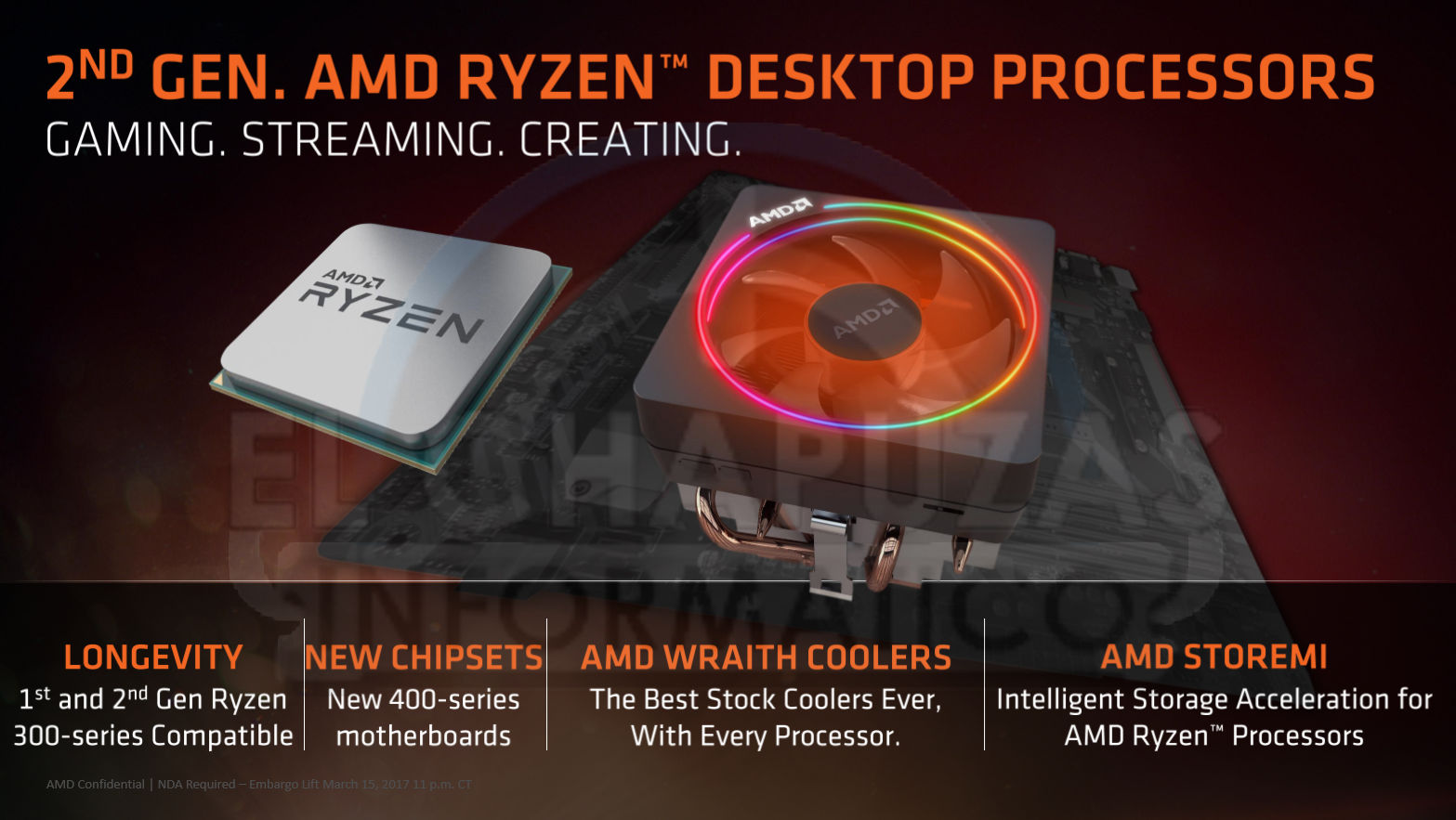 AMD a „scăpat” informațiile despre noile procesoare din seria Ryzen 2000