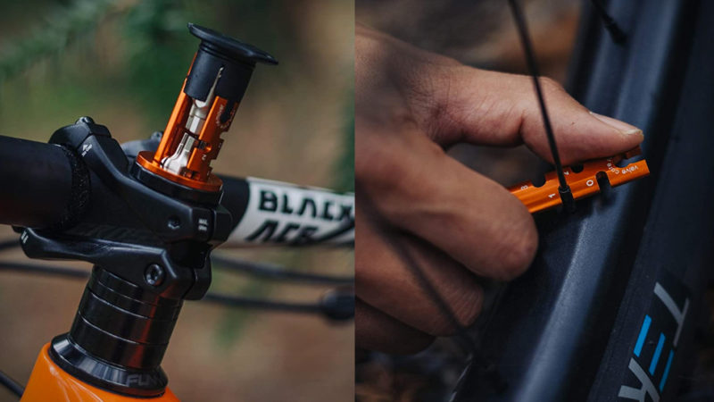 Unealta multifuncțională Granite Stash se ascunde în ghidonul bicicletei