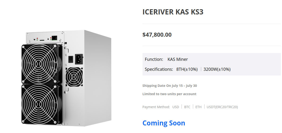 Iceriver kas Ks3